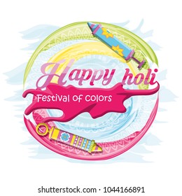 Happy holi design