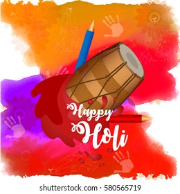 Happy holi design 