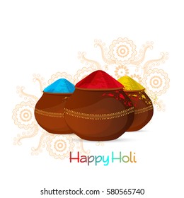 Happy holi design 