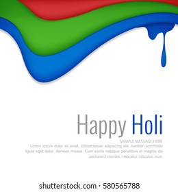 Happy holi design 