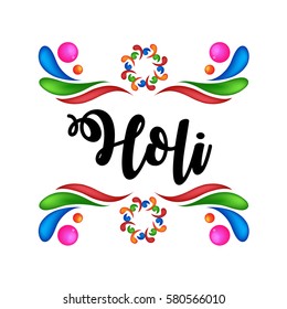 Happy holi design 