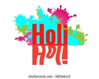 Happy holi design 