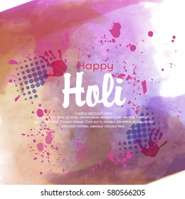 Happy holi design 