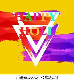 Happy holi design 