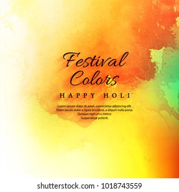 Happy holi festival celebration colorful background