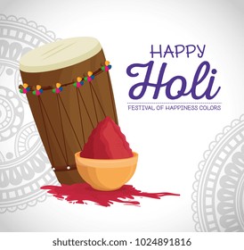 happy holi festival colors