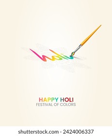 Happy Holi Festival. Holi day India festival.