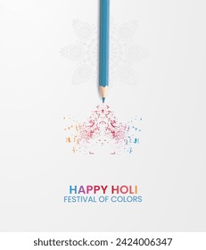 Happy Holi Festival. Holi day India festival.