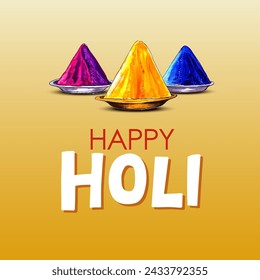 Happy Holi Festival. Holi day vector. Holi Festival vector.