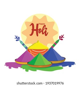 	
Happy-holi-Flachdesign-Hintergrund