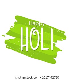Happy Holi greeting vector background,