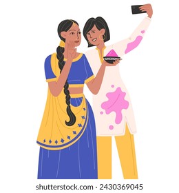 Happy Holi, Indian holiday festival of colors