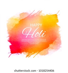Happy Holi Indian spring festival of colors background