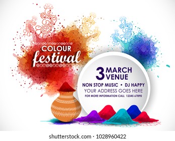 Happy Holi Vector background for sale and greeting cards.