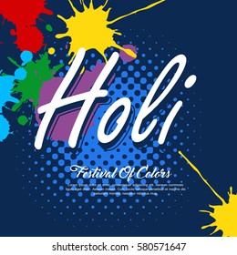 Happy holi vector design , Happy holi