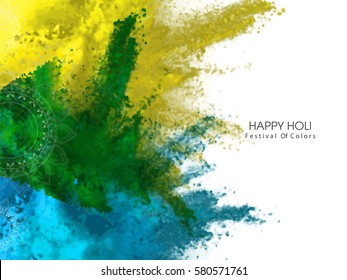 Happy holi vector design , Happy holi