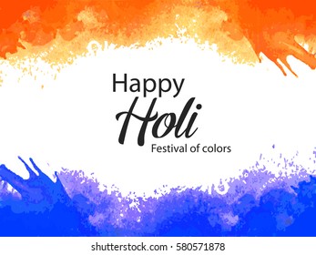 Happy holi vector design , Happy holi