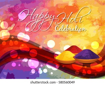 Happy holi vector elements 