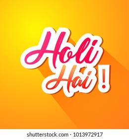Happy holi vector elements for card design , Happy holi design
