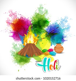 Happy holi vector elements for card design , Happy holi design