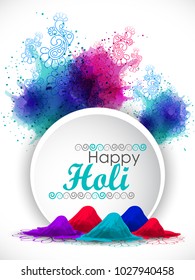 
Happy holi vector elements for card design , Happy holi design.