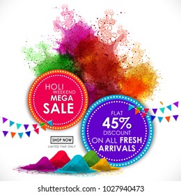 
Happy holi vector elements for card design , Happy holi design.