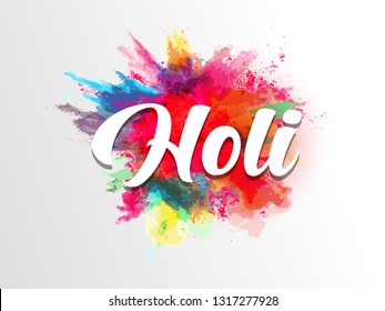 Happy holi vector elements for card design , Happy holi design - Vector Happy holi vector elements for card design , Happy holi design - Vector