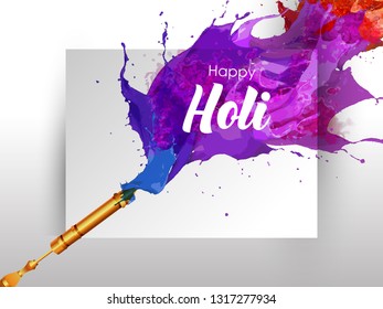 Happy holi vector elements for card design , Happy holi design - Vector Happy holi vector elements for card design , Happy holi design - Vector