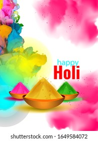 Happy holi vector elements for card design , Happy holi background design