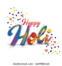 Happy holi vector elements for card design , Happy holi design