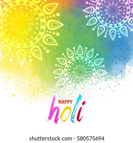 Happy holi vector elements for card design , Happy holi design 