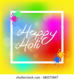 Happy holi vector elements for card design , Happy holi design 