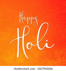Happy Holi Vector Illustration .