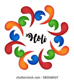 Happy holi vector illustration 