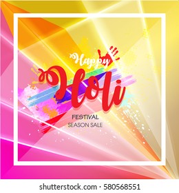 Happy holi vector illustration 