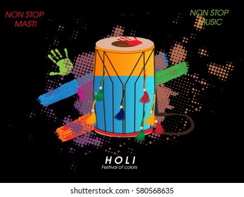 Happy holi vector illustration 