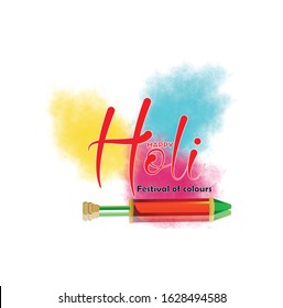 Happy holi vector illustration elements for card,poster design , Happy holi Monday, 9 March & Tuesday, 10 March