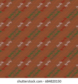 Happy holiday arabic like text - greeting seamless pattern.