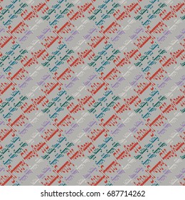 Happy holiday arabic like text - greeting seamless pattern.