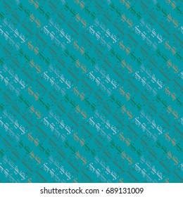 Happy holiday arabic like text - greeting seamless pattern.