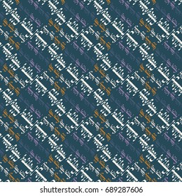 Happy holiday arabic like text - greeting seamless pattern.