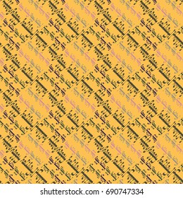Happy holiday arabic like text - greeting seamless pattern.