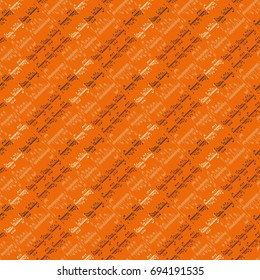 Happy holiday arabic like text - greeting seamless pattern.