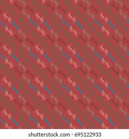 Happy holiday arabic like text - greeting seamless pattern.