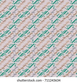 Happy holiday arabic like text - greeting seamless pattern.
