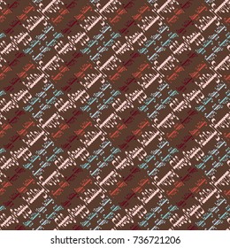 Happy holiday arabic like text - greeting seamless pattern.