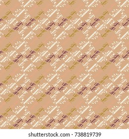 Happy holiday arabic like text - greeting seamless pattern.