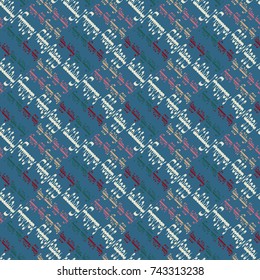 Happy holiday arabic like text - greeting seamless pattern.