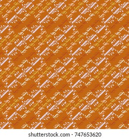 Happy holiday arabic like text - greeting seamless pattern.