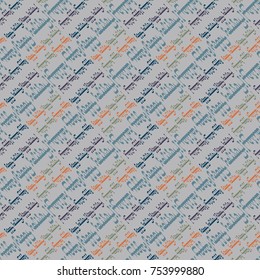 Happy holiday arabic like text - greeting seamless pattern.